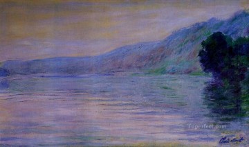  por Arte - El Sena en PortVillez Armonía en azul Claude Monet
